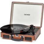 Tourne - disque usb denver - platine avec graveur numérique - marron - 33 tours / min 45 tours 78 tours ... Tourne - disque usb denver - platine avec graveur numérique - marron - 33 tours / min 45 tours 78 tours ...