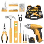 Tournevis �lectrique rechargeable sans fil 3. 6v kit de tournevis �lectrique avec 112 accessoires pour ...