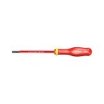 Tournevis protwist� isol� 1000v pour vis � fente 4x100mm longueur totale 210mm - facom - at4x100ve