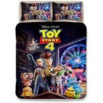 Toy story housse de couette en 100% microfibre fermeture �clair int�gr�e parure de lit pour gar�ons et ...