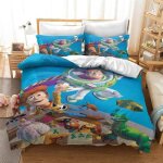 Toy story parure de lit pour enfant en avec housse de couette imprim�e et fermeture �clair 140x200cm[1123] ...