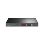 Tp - link jetstream tl - sl1218p - v1 - commutateur non g�r� - 16x10 / 100 (poe + ) - montable sur rack ...