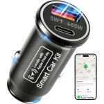 Traceur gps pour v�hicules discret et ind�tectable avec chargeur allume - cigare usb - c double port ...