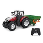Tracteur agricole télécommandé pour enfant - modèle 2 - jouet pour garçon - camion - remorque - vert Tracteur agricole télécommandé pour enfant - modèle 2 - jouet pour garçon - camion - remorque - vert