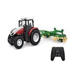 Tracteur agricole tlcommand pour enfant - modle 4 - jouet garon avec remorque - vert - 1:24g - 2. ...