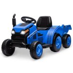 Tracteur �lectrique 6 v pour enfants avec remorque amovible voiture �lectrique pour enfants 3 - 8 ans ...