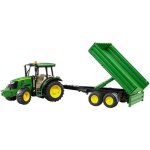 Tracteur john deere 5115m avec remorque - bruder - chelle 1:16 - pour garons de 3 ans et plus