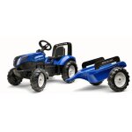Tracteur � p�dales new holland - falk - volant directionnel et remorque - fabriqu� en france - 60% de ...