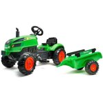 Tracteur à pédales x tractor vert avec capot ouvrant et remorque inclus - falk - pour enfants de 2 à ... Tracteur à pédales x tractor vert avec capot ouvrant et remorque inclus - falk - pour enfants de 2 à ...
