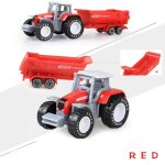 Tracteur rouge - mini - véhicules agricoles moulés - modèle de tracteur - jouet pour enfants Tracteur rouge - mini - véhicules agricoles moulés - modèle de tracteur - jouet pour enfants