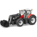 Tracteur steyr 6300 terrus cvt avec fourche - bruder - echelle 1:16e - 445 cm