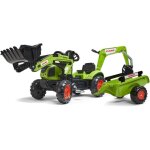 Tractopelle claas - falk - volant directionnel excavatrice et remorque - fabriqu en france - 60% de ...