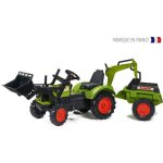 Tractopelle enfant claas arion 430 + remorque + excavatrice falk