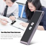 Traducteur intelligent voix vocal multilingue en temps rel bidirectionnel bluetooth