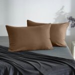 Trahoo - 18 couleurs lot 2 taie doreiller 50x70 cm caf� housse oreiller coussin pour canap� lit fermeture ...