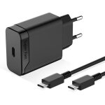 Trahoo - 25w chargeur rapide compatible avec samsung galaxy s21 s22 a22 s23 s24 s25 s20 fe a16 a26 a36 ...