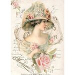 Trahoo - / 30x40cm diy 5d diamond painting kit complet dame avec accessoires broderie peinture papier ...