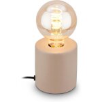 Trahoo - briloner - lampe de table avec interrupteur � fil pied c�ramique e27 max. 10w chevet bureau ...