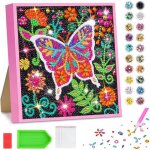 Trahoo - cadeaux filles 7 8 9 10 11 ans diamond painting enfant peinture diamant avec cadre diy cr�atif ...