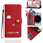 Trahoo - coque portefeuille pour samsung galaxy a13 4g / 5g(66)�tui � rabat housse en cuirchat pochette ...
