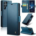 Trahoo - coque pour samsung galaxy s24 ultra �tui housse en rfid protection premium pu cuir portefeuille ...