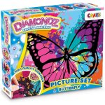 Trahoo - craze diamondz - diamond painting kit papillon peinture diamant 5d tableau 25x35cm broderie ...