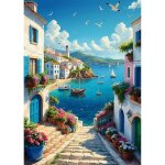Trahoo - diamond painting art ville romantique 5d diamond painting adulte enfant bord de mer decoration ...