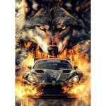 Trahoo - diamond painting kit adultediamant painting images ronde diamond peinture diamant adulteloup ...