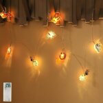 Trahoo - guirlande lumineuse led animaux pour lint�rieur 215m 12 leds blanc chaud pour chambre denfant ...