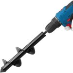 Trahoo - m�che tari�re pour perceuse 80 x 290 mm foret tari�re de plantation avec tige hexagonale accessoire ...