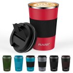 Trahoo - mug isotherme 380ml mug thermos caf� mug isotherme cafe - tasse isotherme - acier inoxydable ...