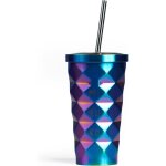 Trahoo - mug isotherme avec paille gobelet thermos caf� 450ml tasse thermos caf� inox �tanche travel ...