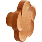 Trahoo - porte - manteau mural en bois de cerisier - petites fleurs - pour vestes manteaux �charpes sacs ...