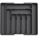 Trahoo - range - couverts pour tiroirs - extensible - pour tiroirs - 2 compartiments - porte - couverts ...