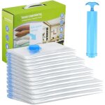 Trahoo - sac sous vide vetement aspirateur 12 pi�ces sac compression voyage avec pompe r�utilisables ...