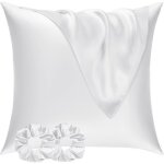 Trahoo - taie oreiller satin 60x60 lot de 2pour cheveuxsimilaire aux taie d oreiller en soietaies doreillers ...