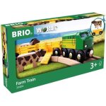Train des animaux de la ferme - brio - circuit en bois - ravensburger - mixte ds 3 ans