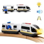 Train lectrique magntique pour circuit train de locomotive  action  piles ensemble de jouets pour ...