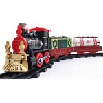 Train jouet pour enfants machines locomotive lectrique vapeur ensemble de nol sons et lumire ralistes ...