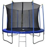 Trampoline - teeno - �305cm - bleu - ext�rieur - protection filet et �chelle