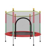 Trampoline - adapt� au jardin - enfants 3 + - surface de saut 140cm - filet de s�curit� - charge max ...