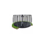 Trampoline enterré - exit toys - ø366cm - filet de sécurité - noir mat - extérieur Trampoline enterré - exit toys - ø366cm - filet de sécurité - noir mat - extérieur