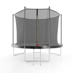Trampoline de jardin  305 cm - 10ft - filet intrieur noir