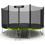 Trampoline de jardin zipro jump pro avec filet de scurit filet  chaussures et chelle 14ft 435 cm