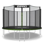 Trampoline de jardin zipro jump pro avec filet de sécurité et échelle - 374 cm Trampoline de jardin zipro jump pro avec filet de sécurité et échelle - 374 cm