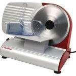 Trancheuse inox électrique (l) 190 mm 200 w 220 v - mono Trancheuse inox électrique (l) 190 mm 200 w 220 v - mono