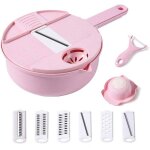 Trancheuse � l�gumes r�glable - mandoline - coupe - l�gumes - r�pe � pommes de terre avec r�cipients ...