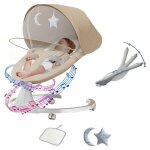 Transat bebe - balancelle electrique - magic zc - t�l�commande lecture musicale fonction minuterie moustiquair ...
