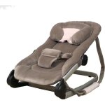 Bambisol transat balancelle bébé luxe velours cale - tête réglable choco rose Bambisol transat balancelle bébé luxe velours cale - tête réglable choco rose