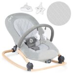 Transat b�b� - momi - lumiwood - m�lodies et vibration - arche � jouets - gris